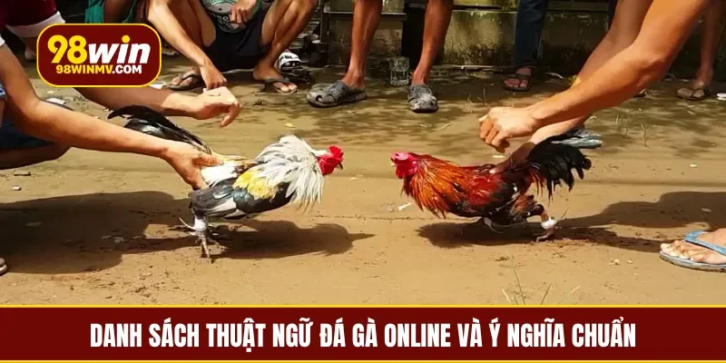 Danh sách thuật ngữ đá gà online và ý nghĩa chuẩn