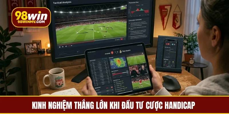 Kinh nghiệm thắng lớn khi đầu tư cược handicap