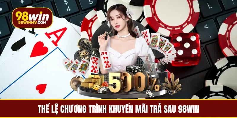 Thể lệ chương trình khuyến mãi trả sau 98win